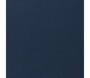 Waffelpiqué Nelson - jeansblau